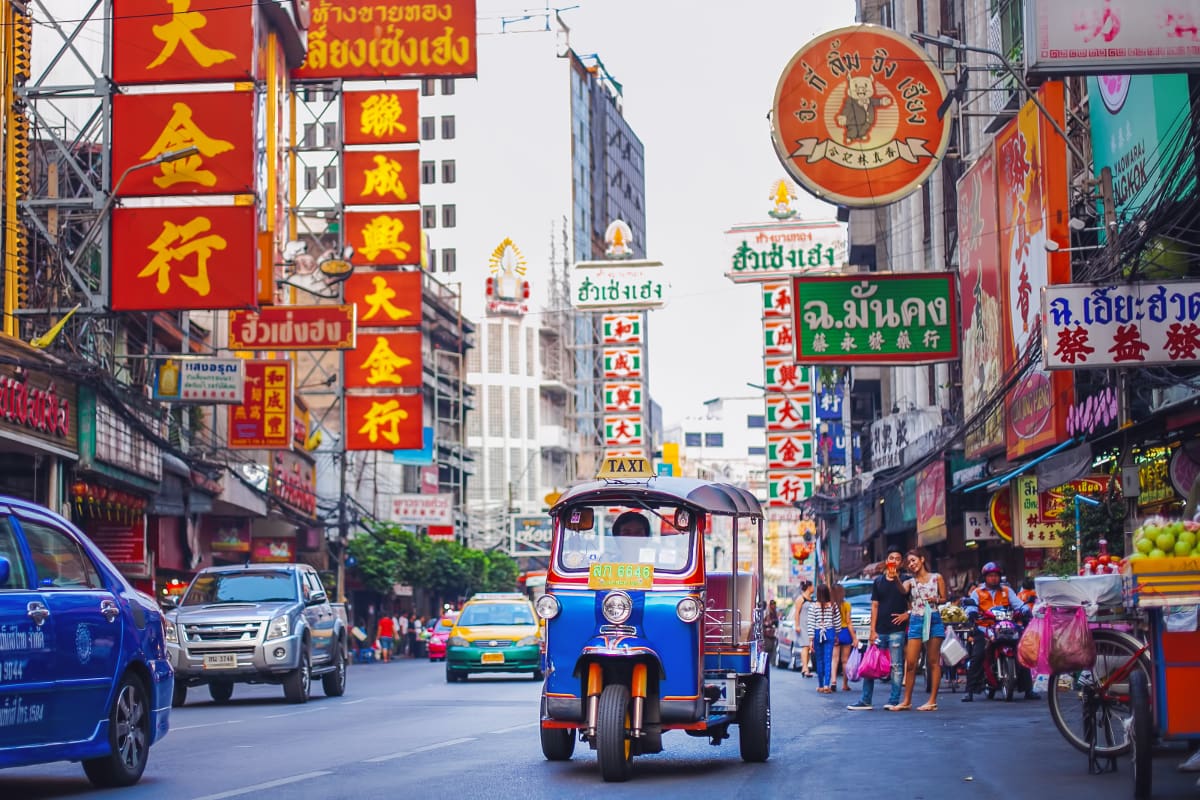 Čínská čtvrť Bangkok