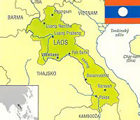 Laos mapa