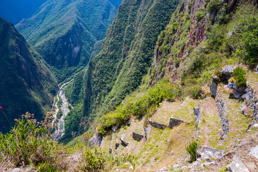 Cesta vedoucí na Machu Picchu.