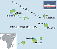 Kapverdy mapa