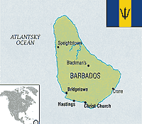 Barbados - mapa