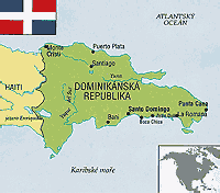 Dominikánská republika - mapa