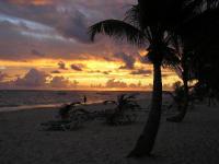 západ slunce na Punta Cana  (Dominikánská republika)