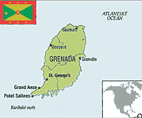 Grenada - mapa