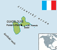 Guadeloupe - mapa