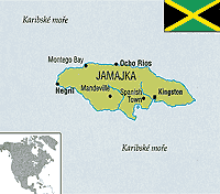 Jamajka - mapa