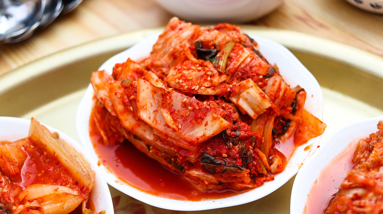 kimchi jídlo