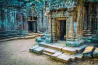 Ruiny chrámu v komplexu Angkor Wat