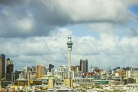 Dominantou Aucklandu je nepochybně obří Sky Tower.