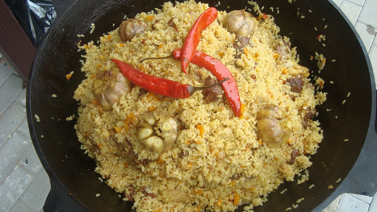 Rýžová směs s paprikou a česneky
