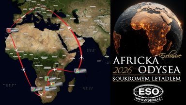 Africká odysea soukromým letadlem