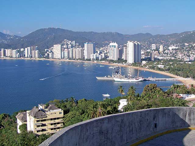 pláž, Acapulco, Mexiko