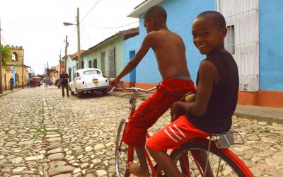 boy on bike