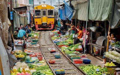 Thajsko | Bangkok_Maeklong Market