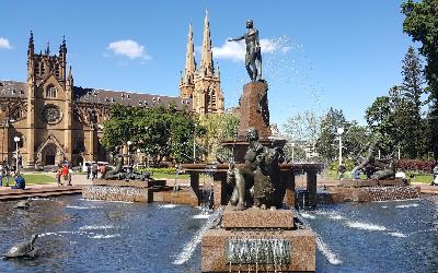 Australia | Sydney_Hyde Park Archibald Fountain