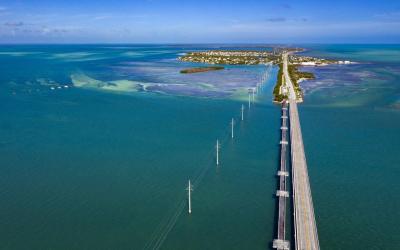 Overseas Highway - příjezd na Key West