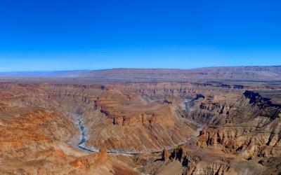 Namibie | Fish River Canyon - druhý největší kaňon světa