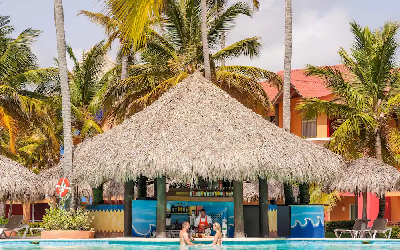 Swim-up bar