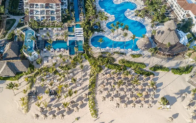 Resort and beach view