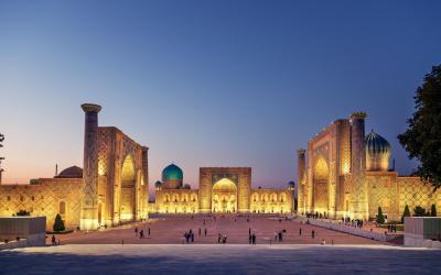 UNESCO | náměstí Registan, Samarkand | Uzbekistán