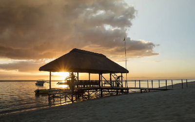 Sunset on the beach