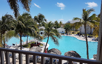 Pool view room