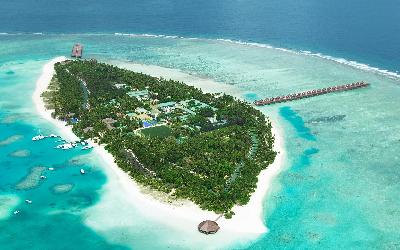 Meeru Island Resort Aerial View