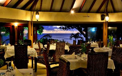 Beachfront Restaurant Sunset
