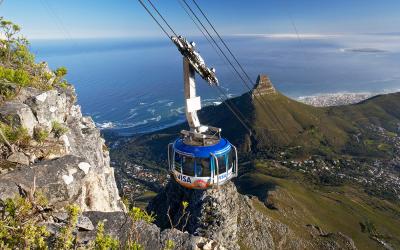 Jižní Afrika | Cape Town - lanovka na Stolovou horu