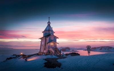 Kostel Nejsvětější Trojice na ostrově Krále Jiřího