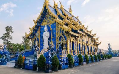 blue temple
