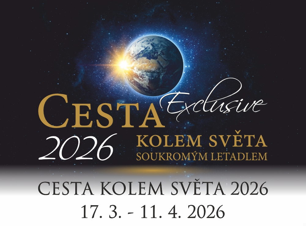 Cesta kolem světa soukromým letadlem 2026 je tady!