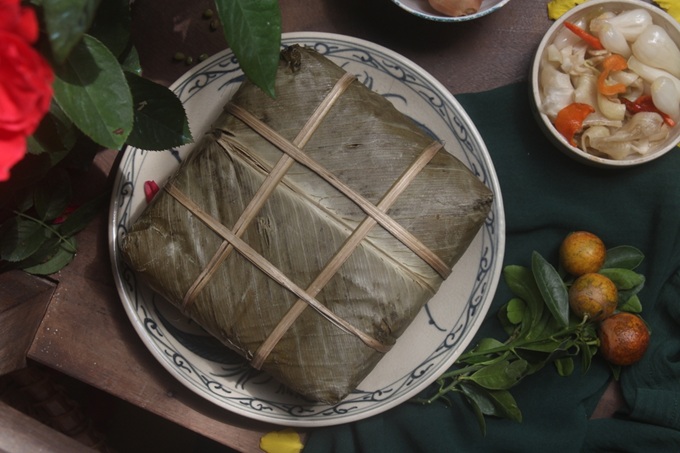 Vietnamský rýžový lepkavý koláč Bánh chưng