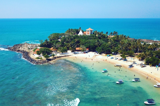 Unawatuna Beach, Srí Lanka