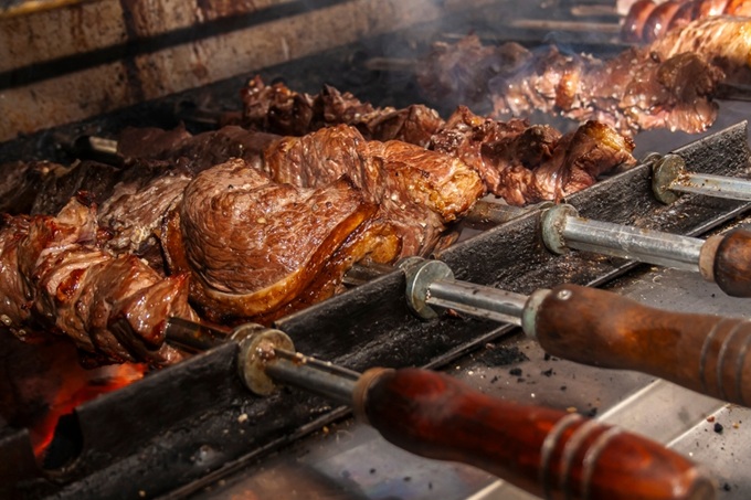 Brazilské barbecue Churrasco