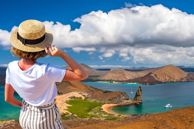 Galapágy - pohled na krajinu