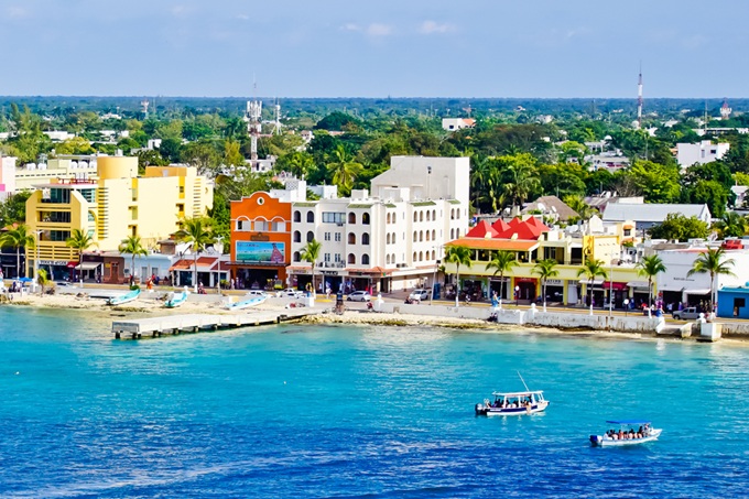 Největší obydlený mexický ostrov Cozumel