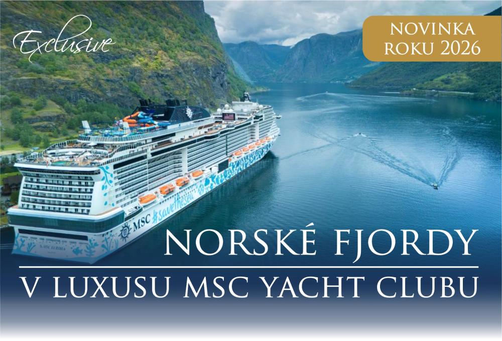 Norské fjordy v luxusním MSC Yacht clubu